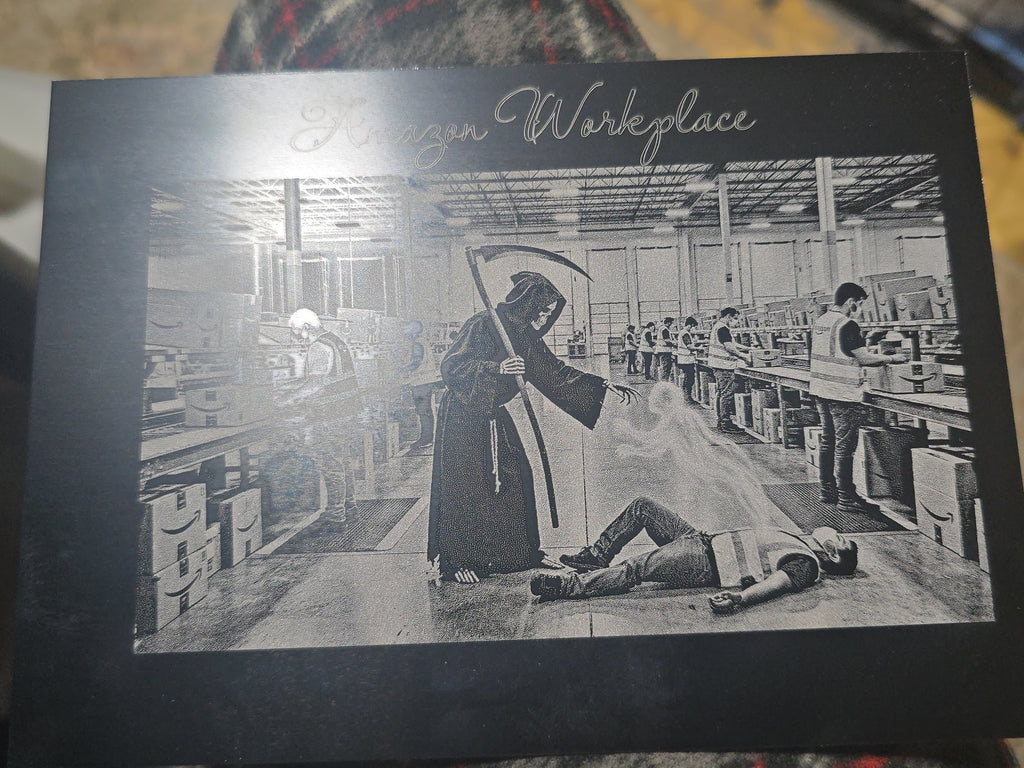 Custom engraved aluminum plates