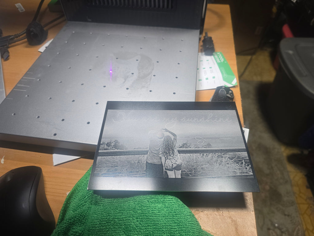 Custom engraved aluminum plates